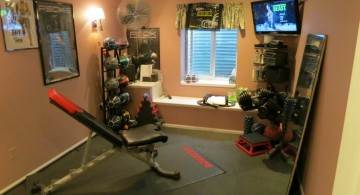 home gyms ideas with TV