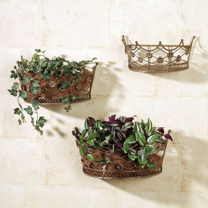 indoor wall hanging planter crown