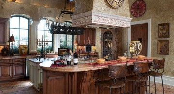 mediterranean kitchen designs with exhaust