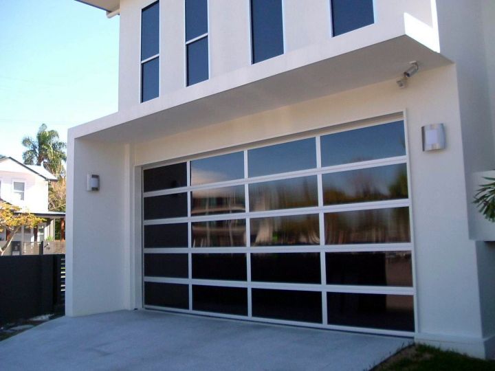 modern glass door for garage