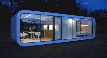 oval shaped contemporary mobile homes