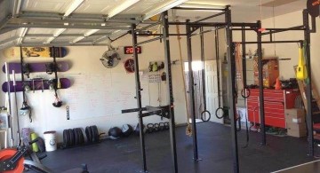 reuse the garage for home gyms ideas