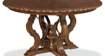 round classic pedestal table base ideas