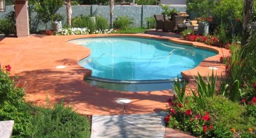 seamless wood pool deck