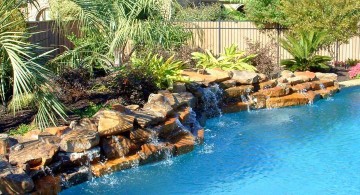 short pool waterfall ideas