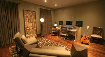 simple home music room