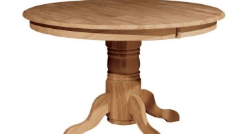 simple pedestal table base ideas