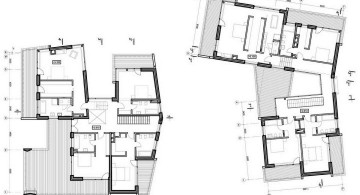 two villas second floor plan