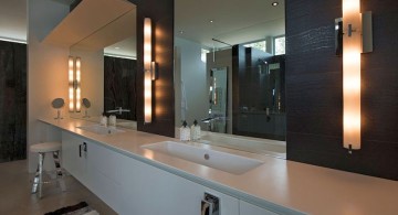 ultramodern lake house vanity sink