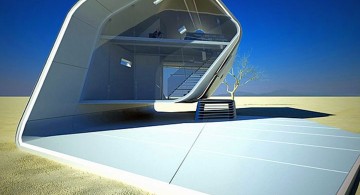 unique geometry futuristic house plans