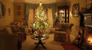 warm and cozy christmas room