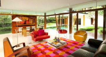 water lily house living room