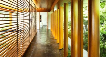 water lily house outdoor hallway