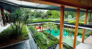 water lily house second floor view