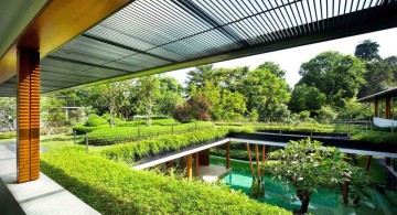 water lily house view from second floor