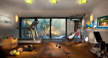 wide home gyms ideas