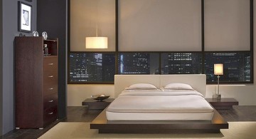 Zen inspired modern asian bedroom