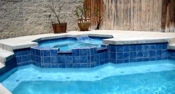 blue marble like tiles best pool tile