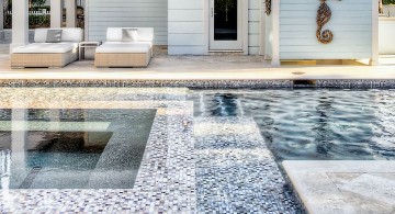 colorful mosaic tiles best pool tile