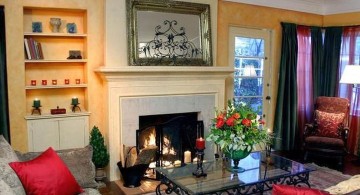 contemporary tuscan living room colors