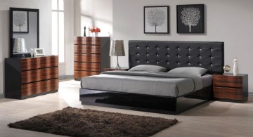 cool modern bedrooms with tall headboard