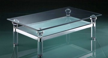 elegant acrylic coffee tables