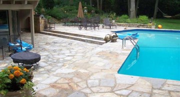 large cut pool deck stone