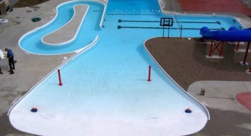 lazy l pool designs mixed with kidney shaped and freeform