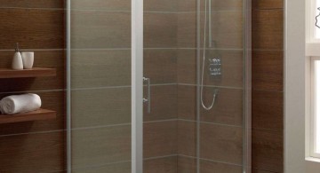minimalist encased shower Japanese bathroom designs