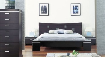 minimalist modern asian bedroom