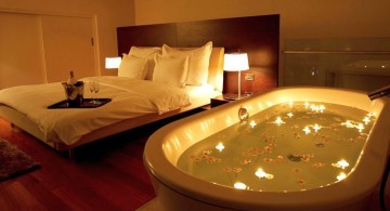 most romantic bedrooms with a tub