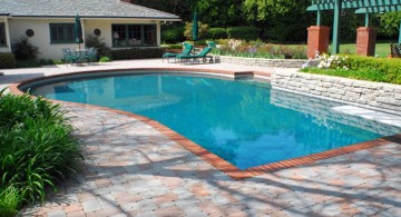 multicolored marble pool deck stone
