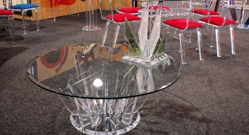 round acrylic coffee tables