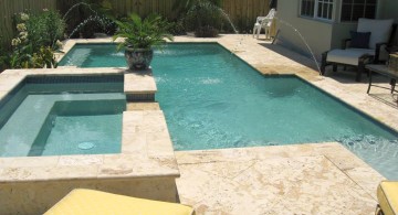 soft marble color pool deck stone