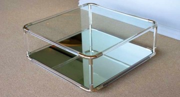 square acrylic coffee tables