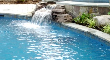 waterfalls for pools inground with jacuzzi