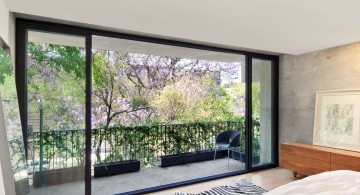 wide modern sliding glass door designs for bedrooms